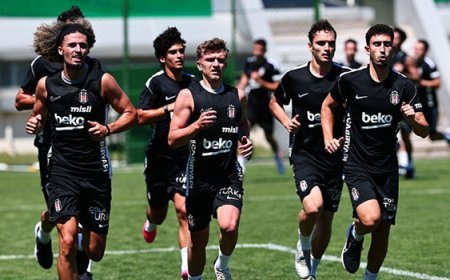 Beşiktaş, günü çift antrenmanla tamamladı!