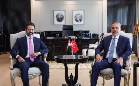 Dışişleri Bakanı Hakan Fidan, IKBY Başbakan Yardımcısı Talabani’yi Ankara'da kabul etti