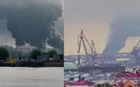 Ukrayna'dan Rusya'ya dron yağmuru! Petrol terminali vuruldu