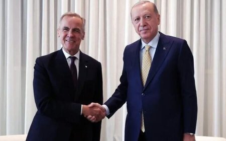 Cumhurbaşkanı Erdoğan, Kanada Başbakanı Carney ile görüştü