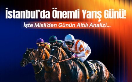 İstanbul’da Önemli Yarış Günü! İşte Misli’den Günün Altılı Analizi…