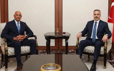 Dışişleri Bakanı Fidan, ABD Büyükelçisi Barrack'ı kabul etti