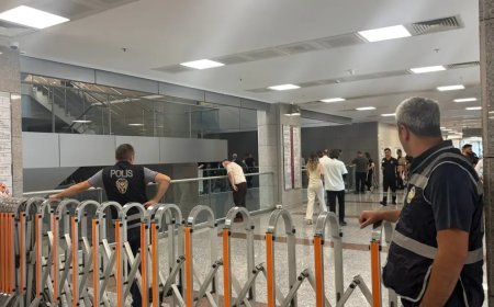 İstanbul Adalet Sarayı'nda intihar. Tutuklama talep edilince kendini aşağı bıraktı