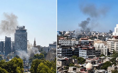 Son dakika: Şam'da Macron'un kaldığı otelin yakınında patlama