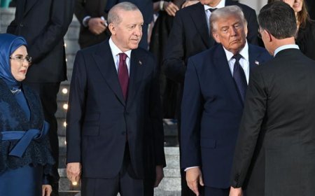 NATO Zirvesi'nde ilk gün sona erdi! Trump, konaklayacağı otele giriş yaptı