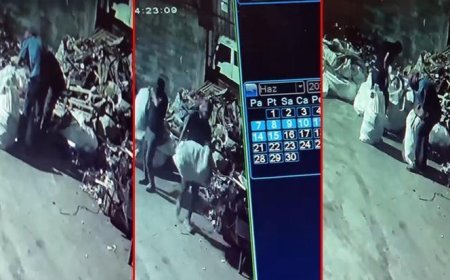 Maskeyle girdiler, 250 bin TL'lik bakır çaldılar! O anlar saniye saniye kamerada