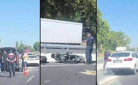 Hemşire çift, ağır yaralanan motosiklet sürücüsü için zamanla yarıştı! Hayatını kaybetti