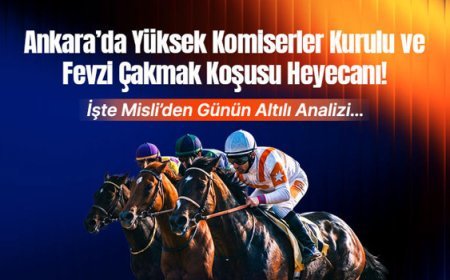 Ankara’da Yüksek Komiserler Kurulu ve Fevzi Çakmak Koşusu Heyecanı ! İşte Misli’den Günün Altılı Analizi…