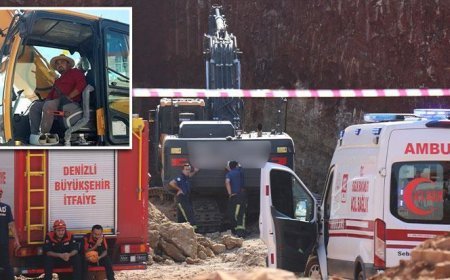 Denizli'de inşaat kazısında facia! İş makinesinden indi, tonlarca toprağın altında kaldı
