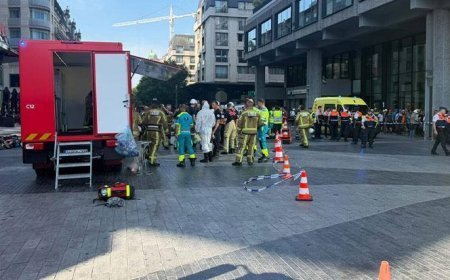 Belçika'da belediye binası alelere teslim oldu! 2 ölü, 4 kayıp