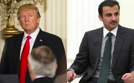 Trump'tan Katar'a taziye mesajı! Emir Şeyh Temim ile görüştü