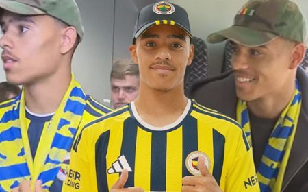 Fenerbahçe'nin yeni transferi Mason Greenwood, İstanbul'a geldi! İşte ilk görüntüler