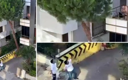 Maltepe'de mahalleyi ayağa kaldıran çığlıklar. Balkondaki adama taş yağdırdılar