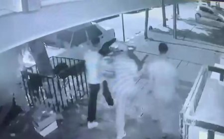 8 aylık hamile eşine tatlı almaya çıktı dehşeti yaşadı. Eşi korkudan erken doğum yaptı