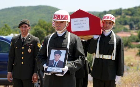 Tekirdağ’da vefat eden Kıbrıs Gazisi toprağa verildi