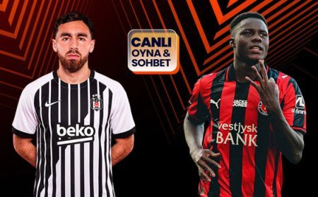 Beşiktaş, Midtjylland'ı ağırlıyor! Maçın heyecanı canlı sohbet ile Misli'de