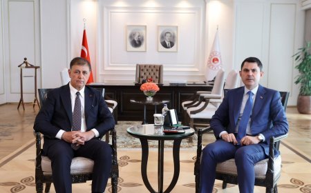 Bakan Kurum Cemil Tugay ile görüştü. "İzmir'in ihtiyaçlarını ve talepleri değerlendirdik"