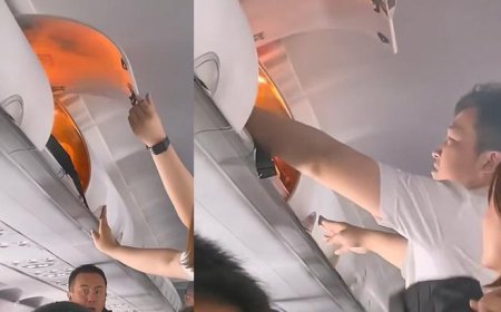 İniş yapan yolcu uçağında yangın paniği! Korku dolu anlar kamerada