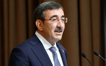 Cumhurbaşkanı Yardımcısı Cevdet Yılmaz, FIVB Milletler Ligi şampiyonu A Milli Kadın Voleybol Takımı'nı kutladı