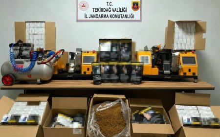 Malkara'da kaçak tütün ürünleri ele geçirildi