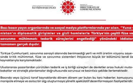 Dezenformasyonla Mücadele Merkezi, Türkiye'nin savunma tedarik süreçlerine ilişkin iddiaları yalanladı