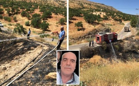 Gaziantep'te korkunç son! Fıstık tarlasındaki yangına müdahale ederken canından oldu