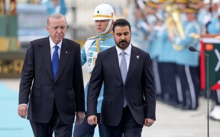 Cumhurbaşkanı Erdoğan, Irak Başbakanı Zeydi'yi resmi törenle karşıladı