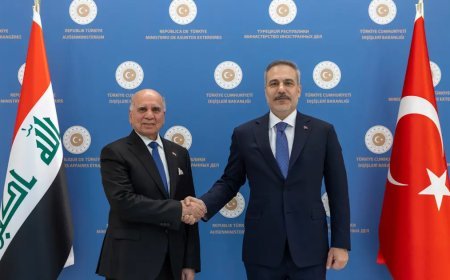 Dışişleri Bakanı Fidan, Irak Dışişleri Bakanı Hüseyin ile Ankara'da görüştü