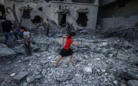 Geriye enkaz kaldı! İsrail, Gazze Şeridi'nde bir bölgeyi daha yerle bir etti