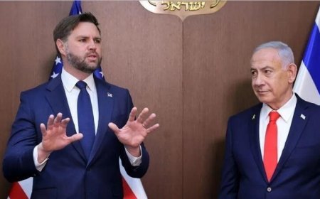 Washington'da kritik zirve! Vance ve Netanyahu görüştü