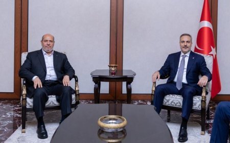 Dışişleri Bakanı Hakan Fidan, Hamas Siyasi Büro Başkanı Hayye'yi kabul etti