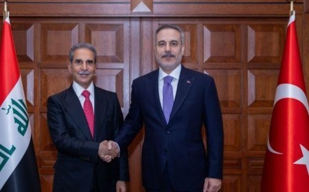 Dışişleri Bakanı Hakan Fidan, Irak Yüksek Yargı Konseyi Başkanı Zeydan ile Ankara'da görüştü