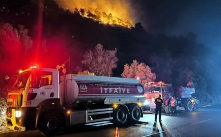 Tekirdağ Büyükşehir Belediyesi'nden orman yangını çıkan Balıkesir'e destek