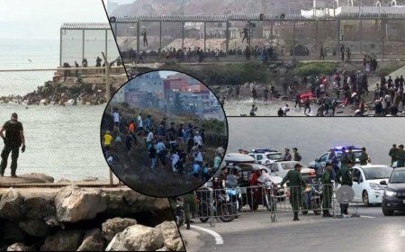 İspanya-Fas sınırında göçmen istilası! Çok sayıda ölü var, bölgeye asker gönderildi