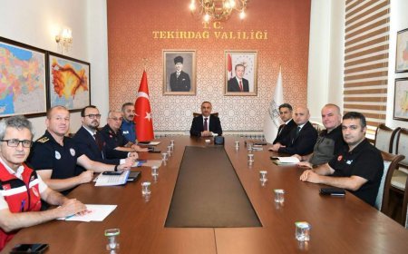 Tekirdağ'da orman yangınlarını karşı tedbirler üst seviyeye çıkarıldı
