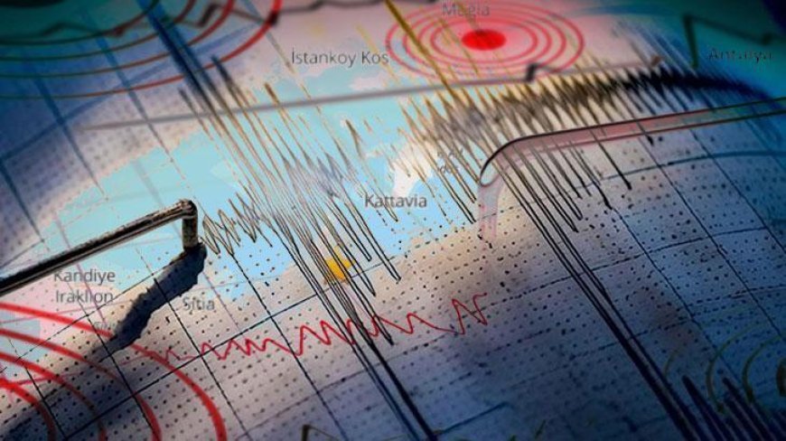 Son dakika... Akdeniz'de Muğla açıklarında 5.3 büyüklüğünde deprem