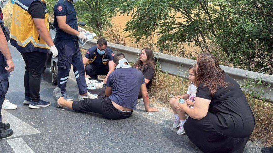Lina Su, kazada yaralanan anne ve babasının başından ayrılmadı