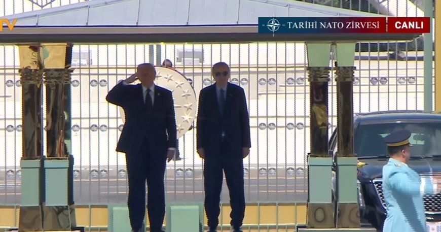 Cumhurbaşkanı Erdoğan, Beştepe'de Trump'ı karşıladı