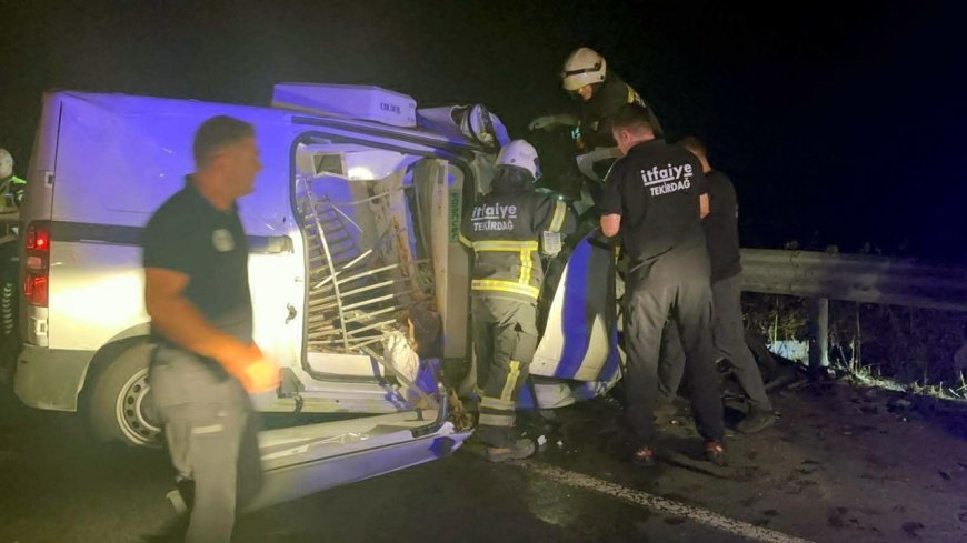 Tekirdağ'da zincirleme kaza; baba ile kızı ve yeğeni öldü / Ek fotoğraflar