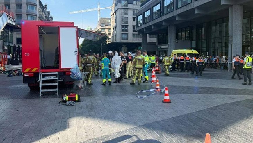 Belçika'da belediye binası alelere teslim oldu! 2 ölü, 4 kayıp