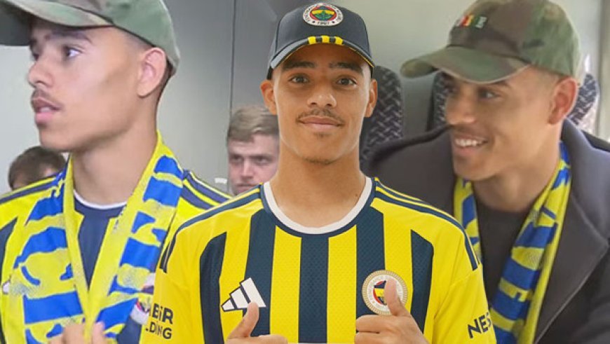 Fenerbahçe'nin yeni transferi Mason Greenwood, İstanbul'a geldi! İşte ilk görüntüler