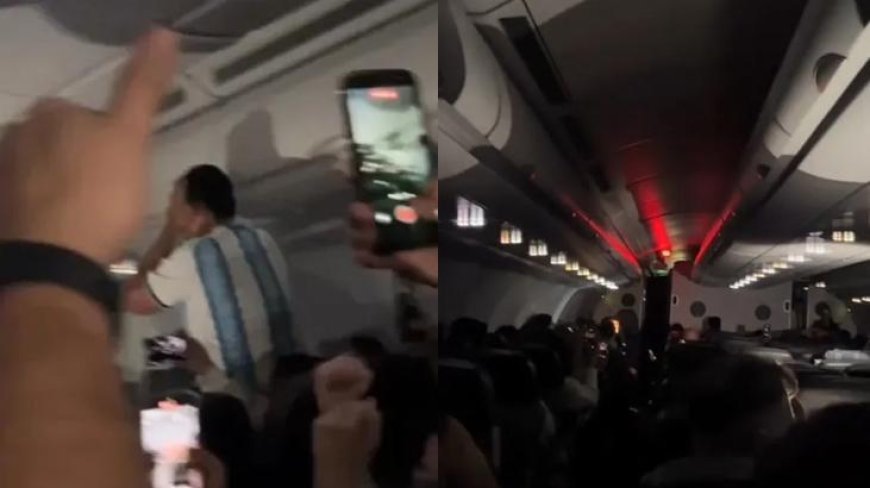 Arjantin taraftarları uçakta neye uğradığını şaşırdı! Pilotun tek cümlesi sonrası ortalık buz kesti: Önce güldüler sonra ağladılar