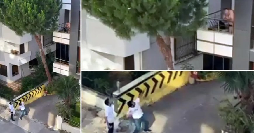 Maltepe'de mahalleyi ayağa kaldıran çığlıklar. Balkondaki adama taş yağdırdılar