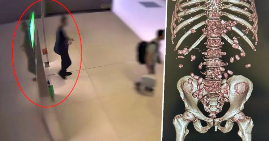 İstanbul Havalimanı'nda yürümekte zorlanan yolcu polisi alarma geçirdi. Gerçek hastanede ortaya çıktı