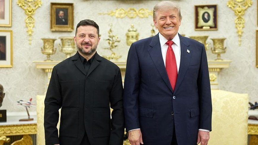 Trump, Ukrayna Devlet Başkanı Zelenskiy ile Beyaz Saray'da görüştü