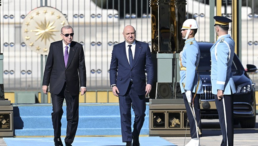 Cumhurbaşkanı Erdoğan, Lübnan Cumhurbaşkanı Joseph Avn'ı törenle karşıladı