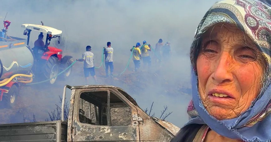 Aydın Çine ve Fethiye Üzümlü'de orman yangını yeniden şiddetlendi