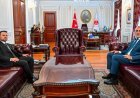 Bakan Gürlek, Bakan Işıkhan ile bir araya geldi