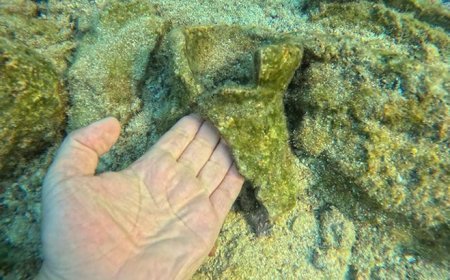 Muğla'da dalış yapan çocuk deniz tabanında gördü! Heyecan yaratan keşif