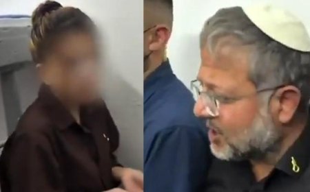 Terörist Ben-Gvir'den alıkonulan Filistinli esire küstah çıkış! 'Burası otel değil'